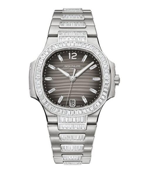 Cheap Patek Philippe Nautilus Automatic White Gold Ladies Watch 7014/1G-001